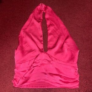 Lush Fuchsia Halter Top